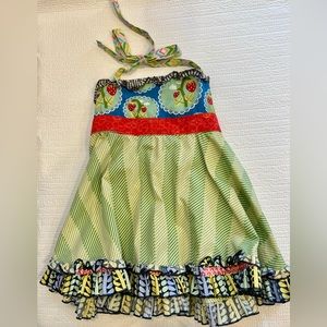 Matilda Jane halter dress strawberry print